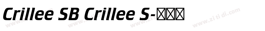 Crillee SB Crillee S字体转换